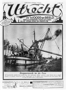 842803 Afbeelding van de voorpagina van het weekblad 'Utrecht in Woord en Beeld' van 9 mei 1930, met een foto van ...